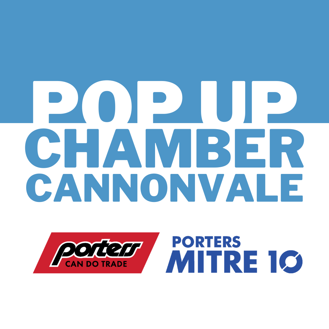 Pop Up Chamber with Porters Mitre 10 Whitsunday: Free BBQ Brekkie, coffee and prizes!